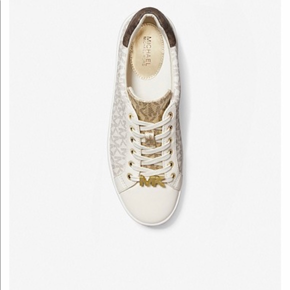 Michael Kors Poppy Color-Block Logo Sneaker - Picture 2 of 6